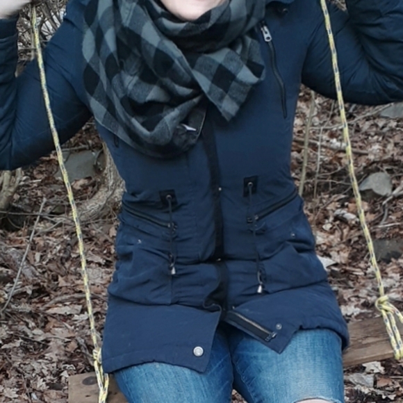 Lucky brand Navy Blue Parka size Medium - Picture 6 of 7